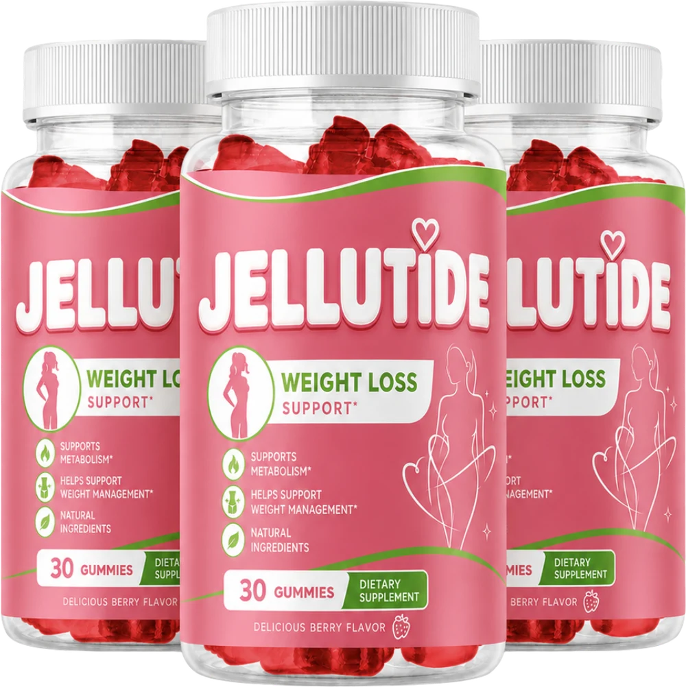 Jellu Tide weight management gummies — 3 bottle bundle